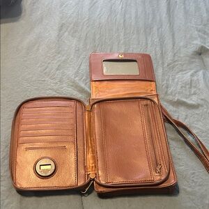 Liz Claiborne Tan Leather Women's Wallet